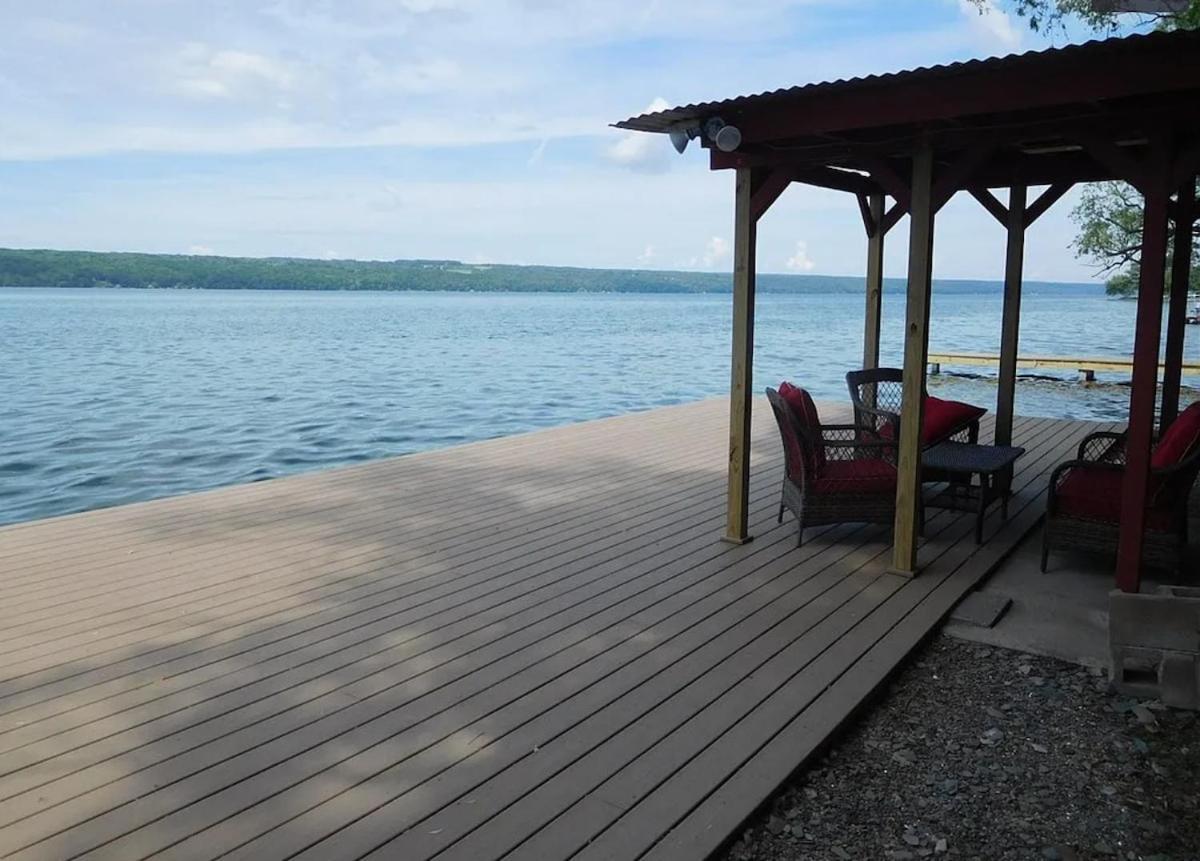 Cayuga Lake Cottage With Private Lake Access Washingtonville Exterior photo
